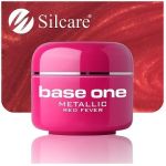 metallic 33 Red Fever base one żel kolorowy gel kolor SILCARE 5 g